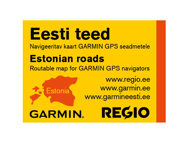Regio Eesti teed v2 mälukaart